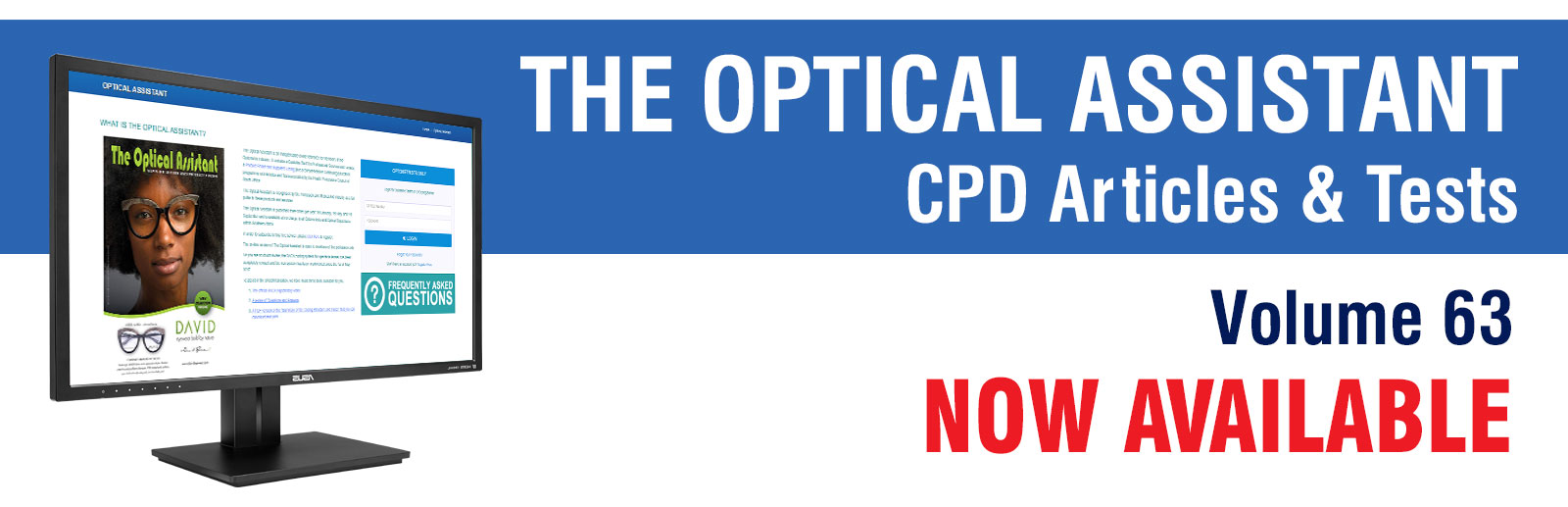 The Optical Assistant, Volume 63, Now Available